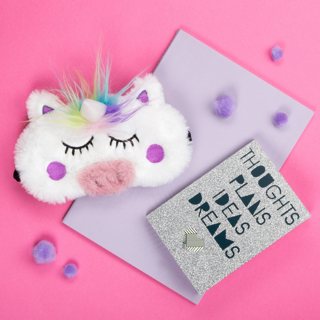 Masque de sommeil – blanc licorne