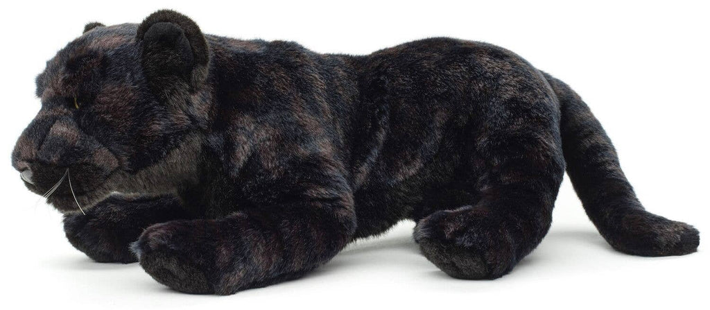 Peluche panthère noire couchée Uni Toys