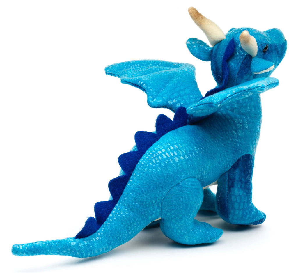 Peluche dragon bleu Uni Toys
