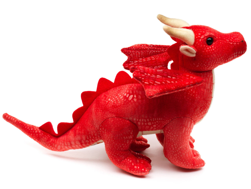 Peluche dragon rouge Uni Toys