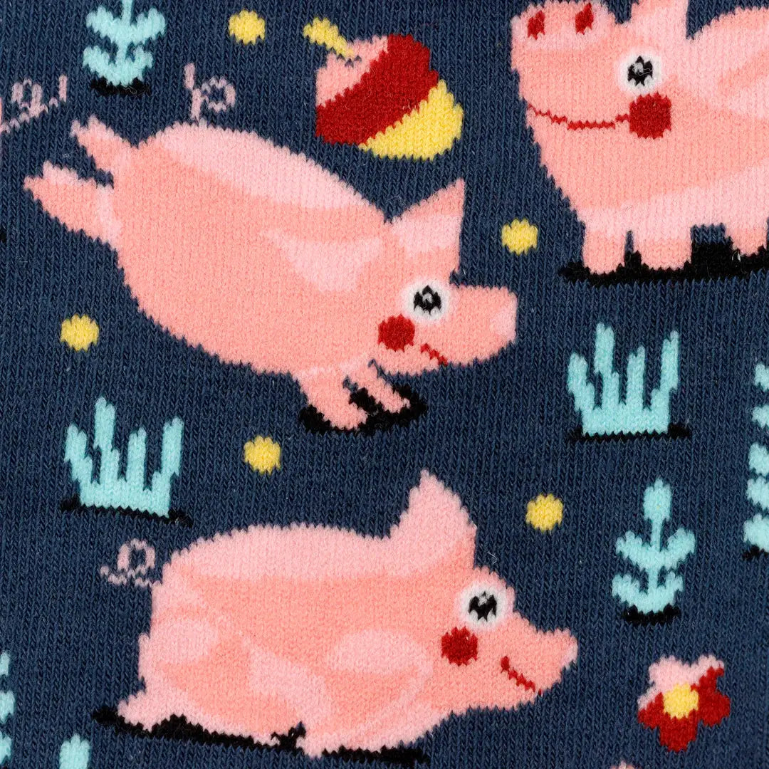Chaussettes Cochons avec Glands