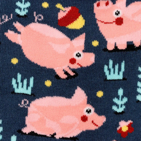 Chaussettes Cochons avec Glands