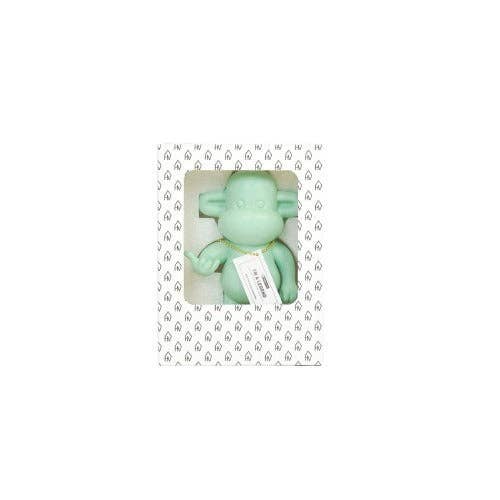 Ornament - Hanging Loose Monkey Figurine 'The Legend' - Polyresin - Mint Green - 11x7x19cm