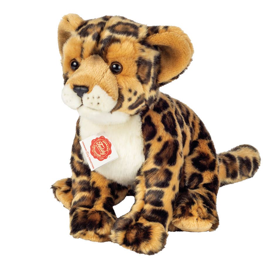 Peluche Léopard Assis