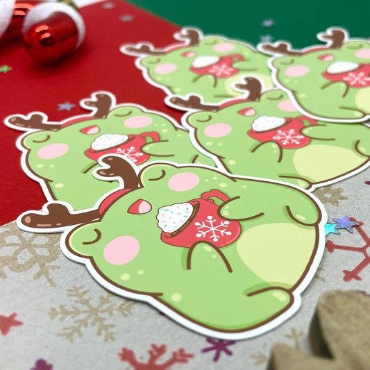 Hot Choco Frog Sticker