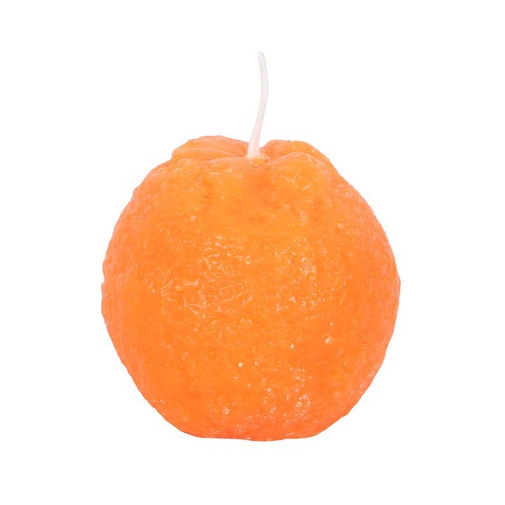 Ensemble de 3 bougies en forme d'orange
