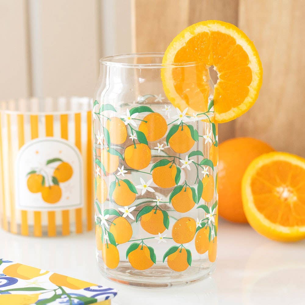 Verre à eau Canette - Orange