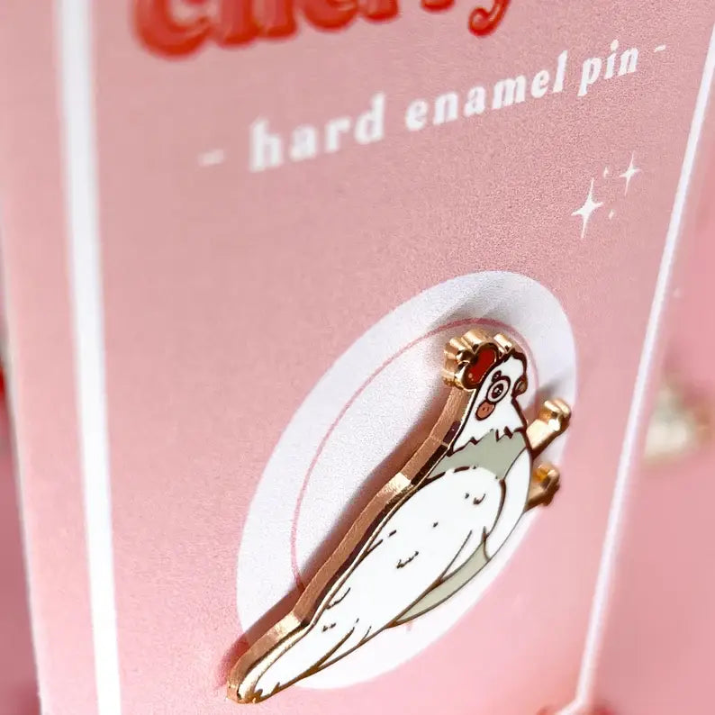 Pin's Pigeon Cerise