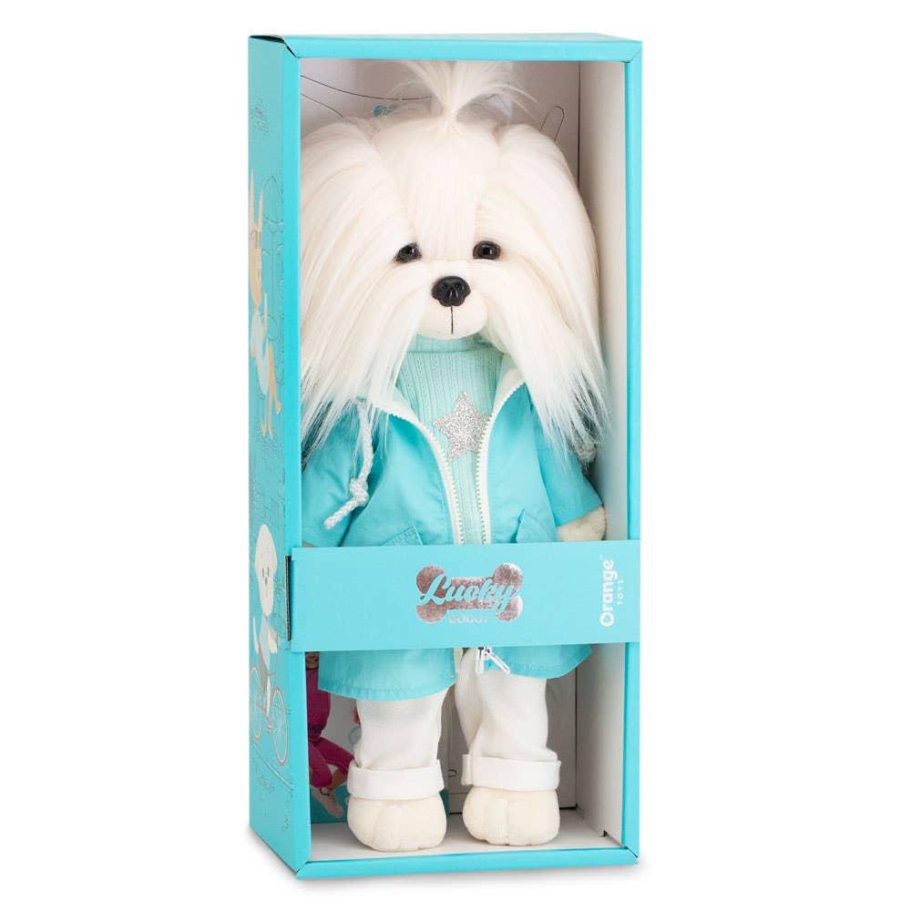 Poupée chien Lucky Mimi : Jour de Pluie-38cm