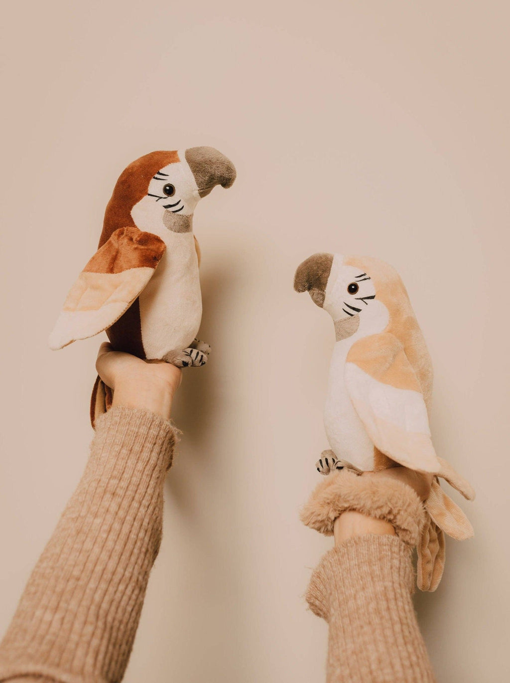 Peluche Pierre le Perroquet Parlant - Rouille
