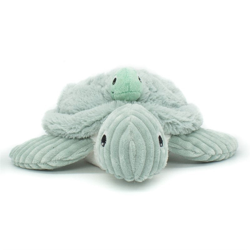 Peluche tortue Sauvenou maman et son bébé menthe – Les Ptipotos – vue 5