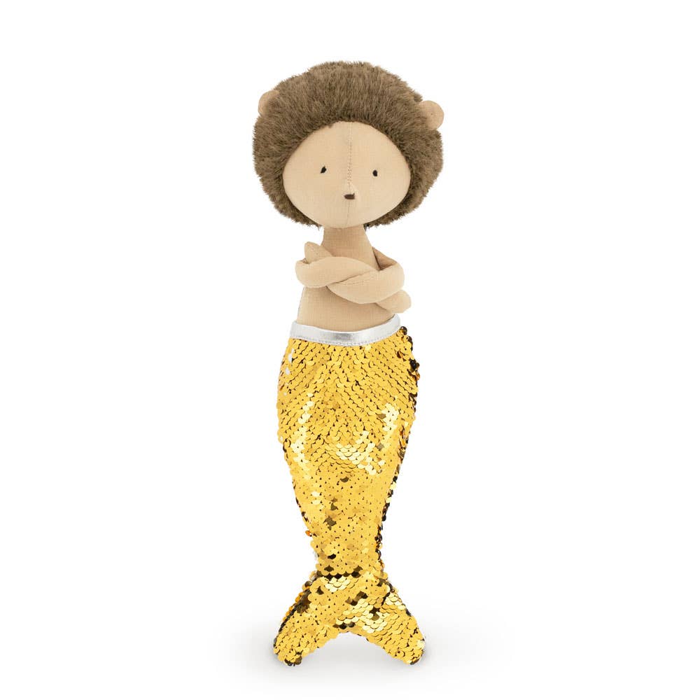 Peluche en coton, Henry le Hérisson : Sirène-29cm-3+