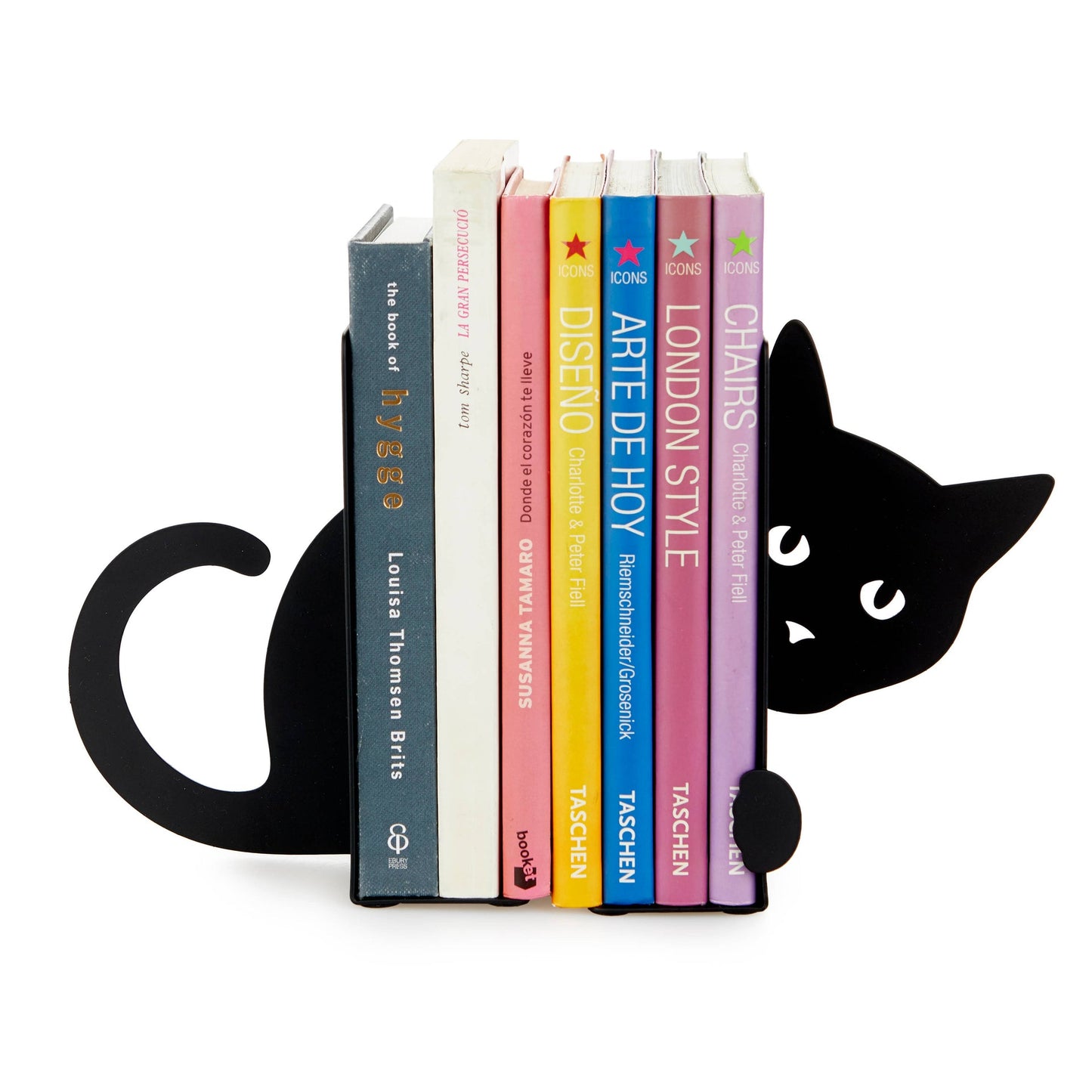 Serre-livre Chat Noir