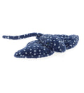 Peluche raie bleue Keeleco 25 cm