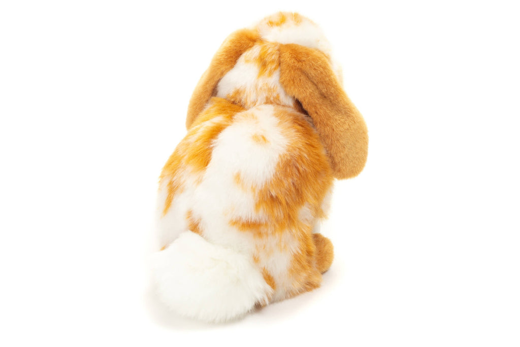 Peluche Lapin Bélier Assis Marron Clair/blanc - Teddy Hermann