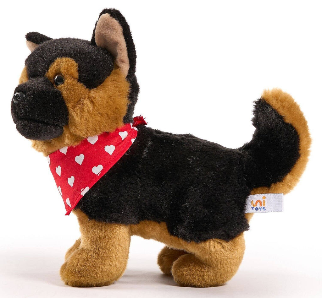 Peluche berger allemand avec écharpe Uni Toys