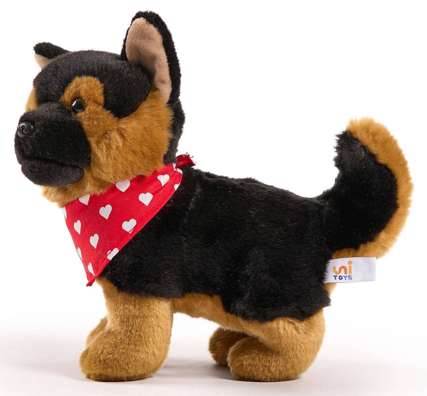 Peluche berger allemand avec écharpe Uni Toys