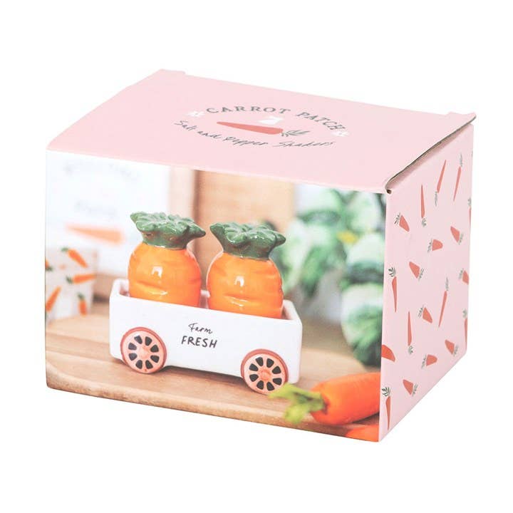 Salière et poivrière Carottes dans un chariot – vue 5