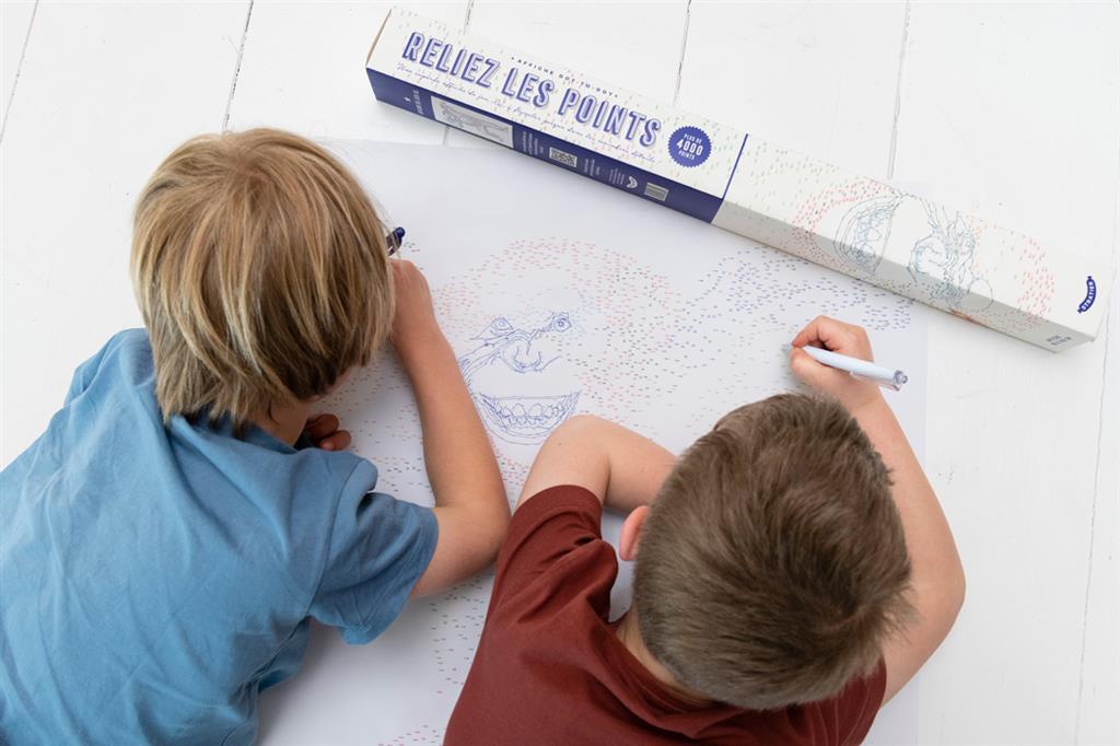 affiche de jeu xl reliez les points stratier 