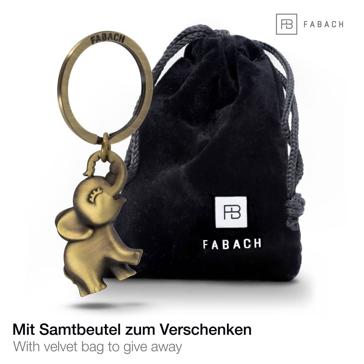 porte cles elephant jumbo fabach 