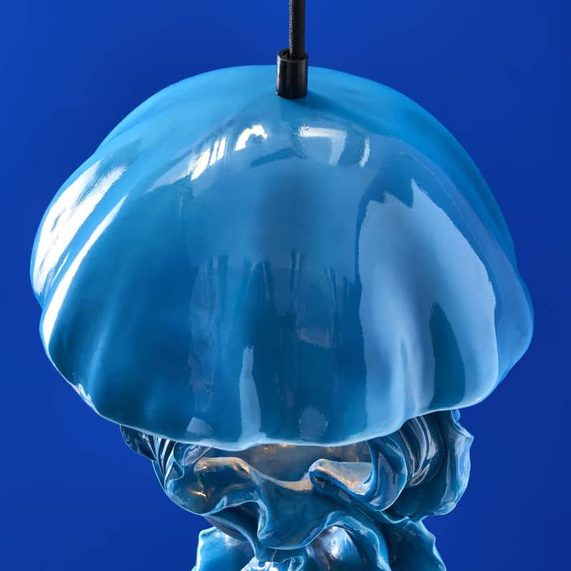 Plafonnier Méduse Ava, Bleu