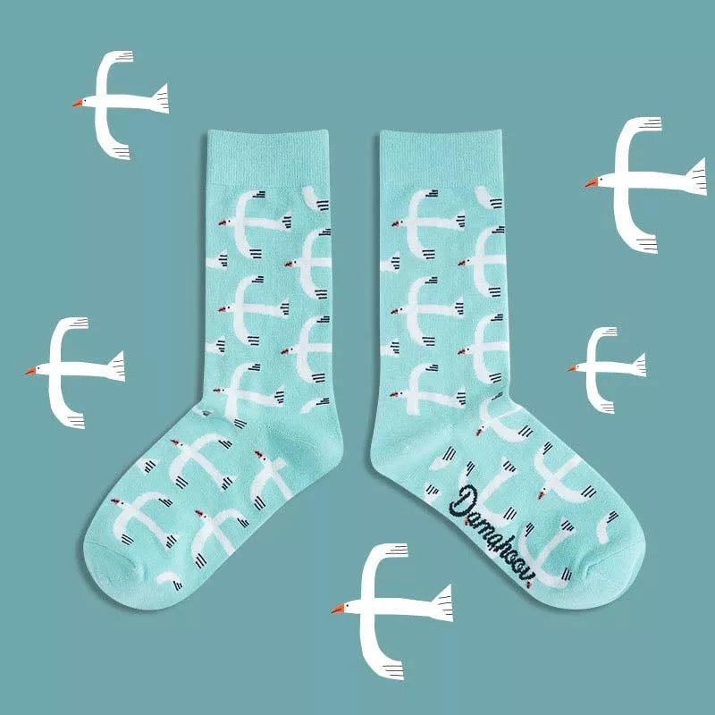 chaussettes mouettes mrcol SOX BIRD 021 23258956