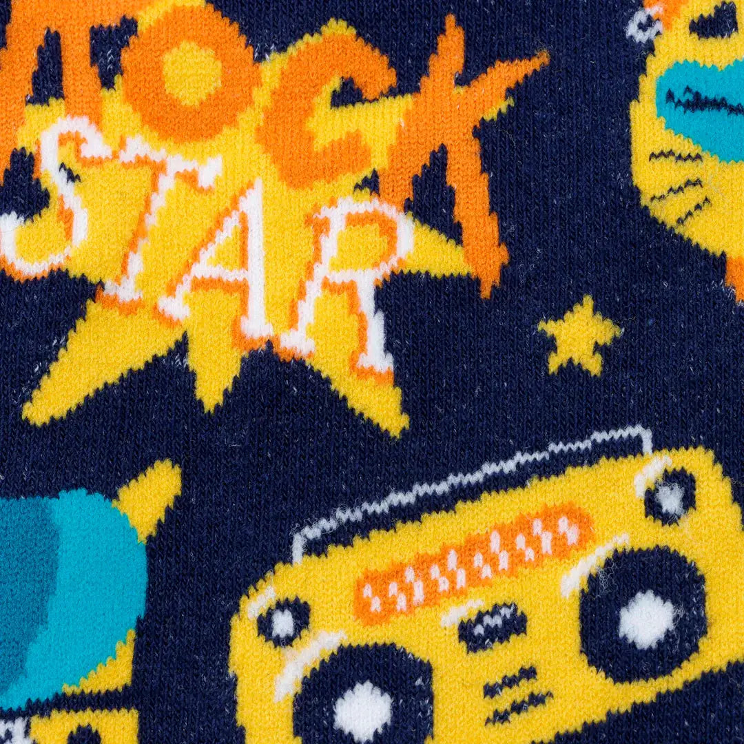 Chaussettes Paresseux Rock Star