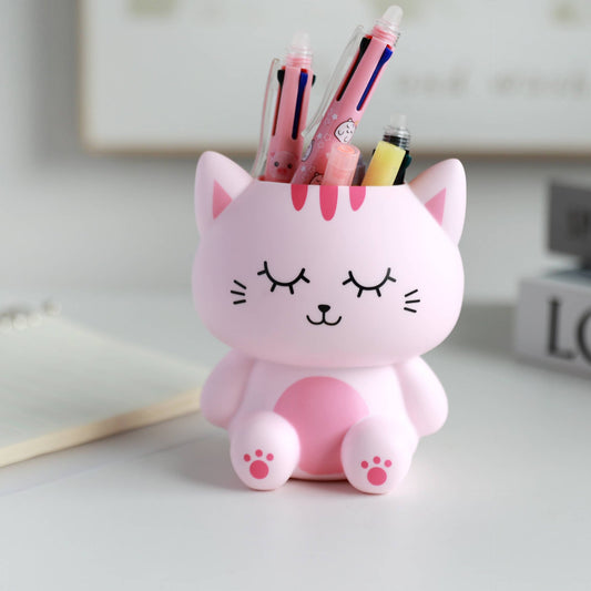 3D-Stiftehalter Rosa Katze