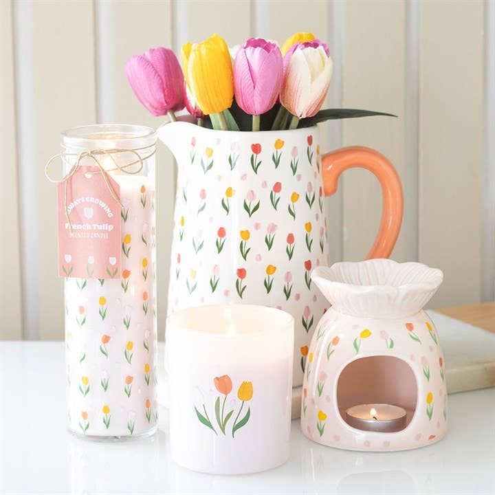 Tulpenkerze zum Muttertag