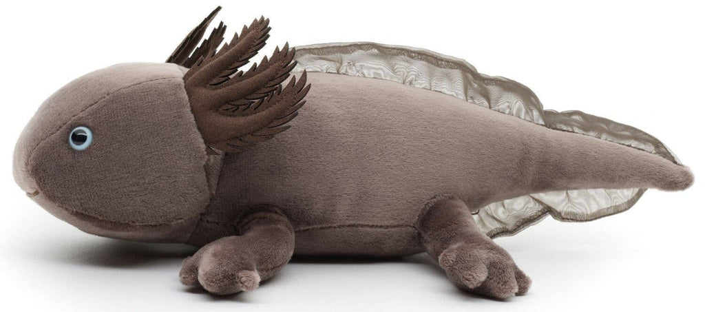 Peluche original axolotl marron-gris Uni Toys