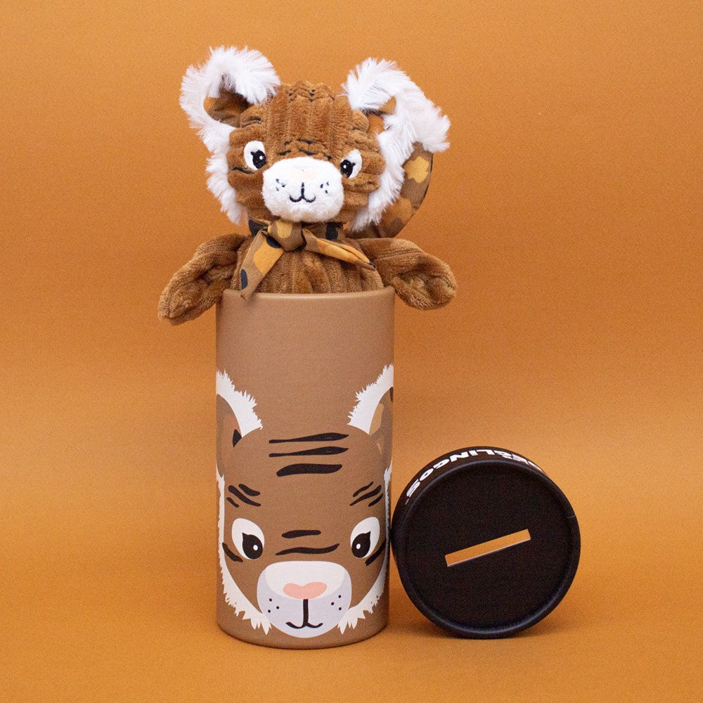 Peluche avec boîte cadeau Petit Simply Spéculos le tigre – vue 2