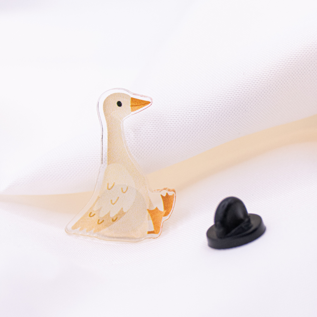 pins canard blanc tilda theo 