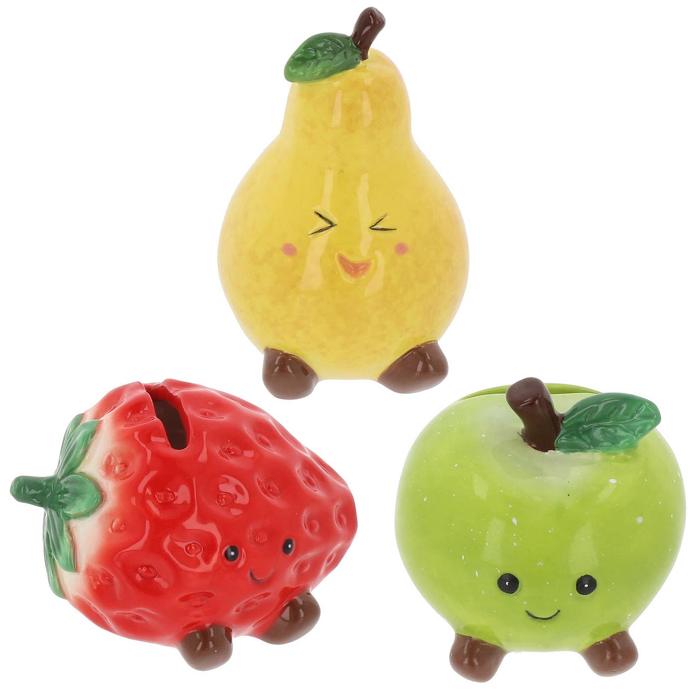 Mini Tirelire Fruity Fun Fraise/Pomme/Poire