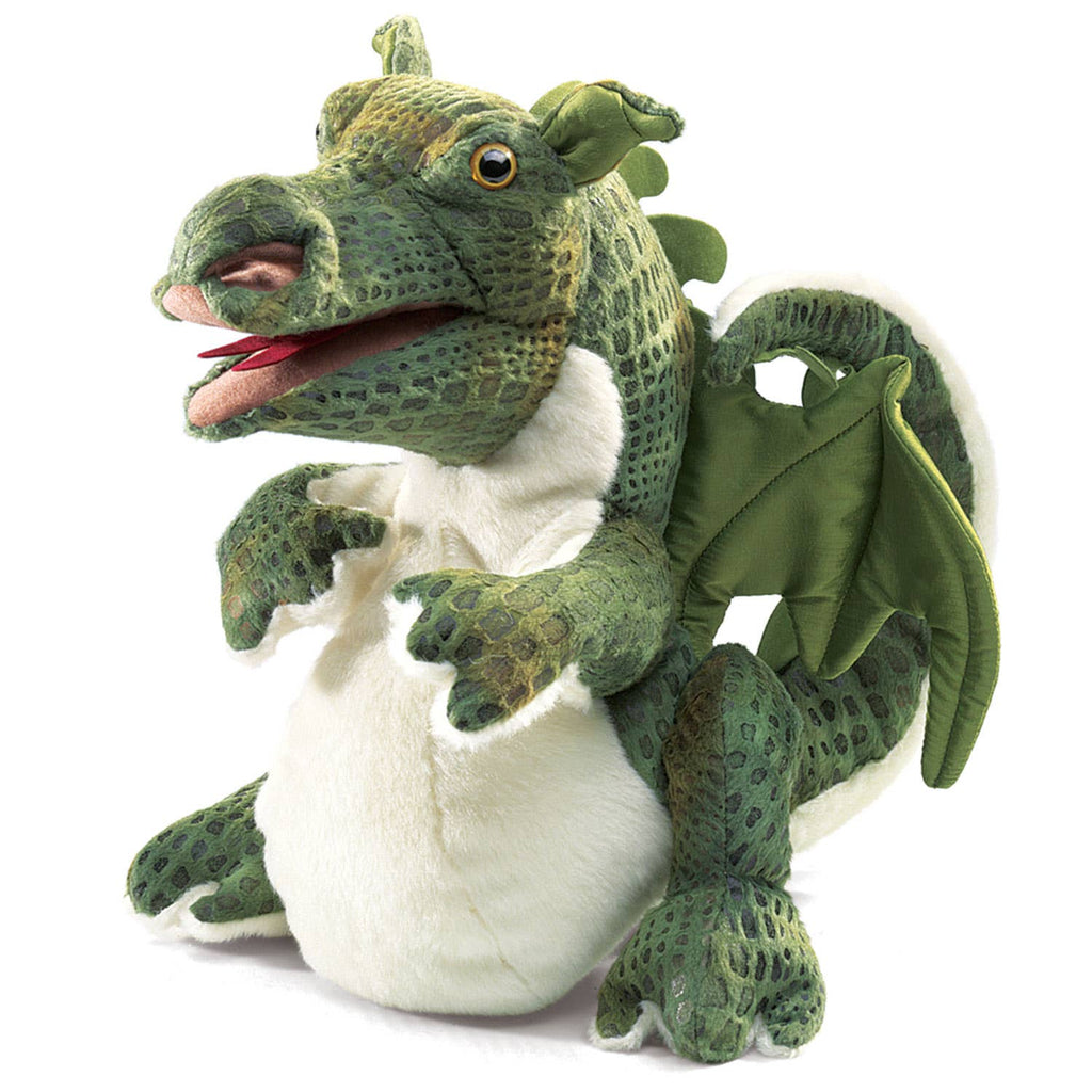 Marionnette à mano Bebé Dragón Folkmanis realista