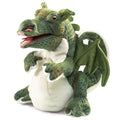 Marionnette à mano Bebé Dragón Folkmanis realista