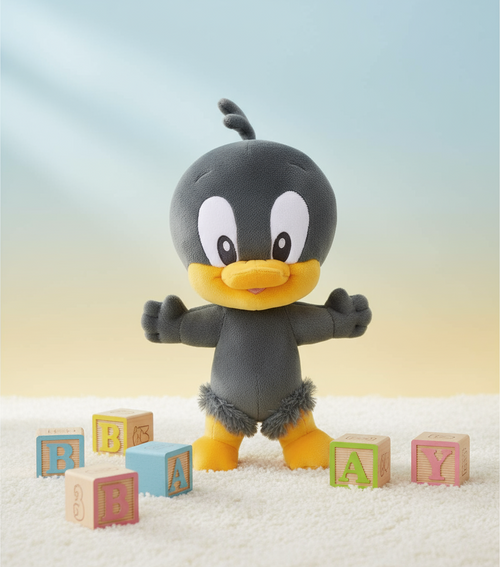 Peluche Looney Tunes - Bébé Daffy - produit Joy Toy