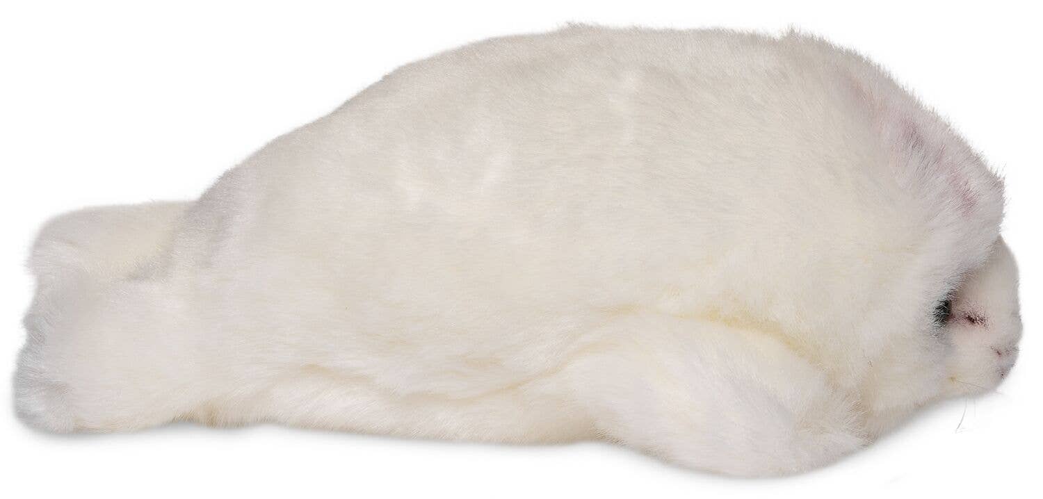 Peluche bébé phoque blanc Uni Toys