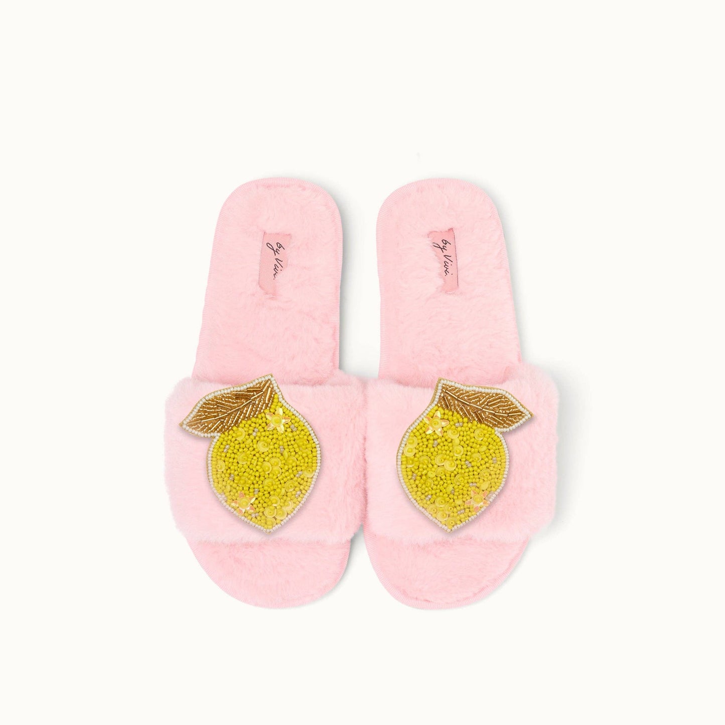 Paire de broches pour Chaussons - Citron
