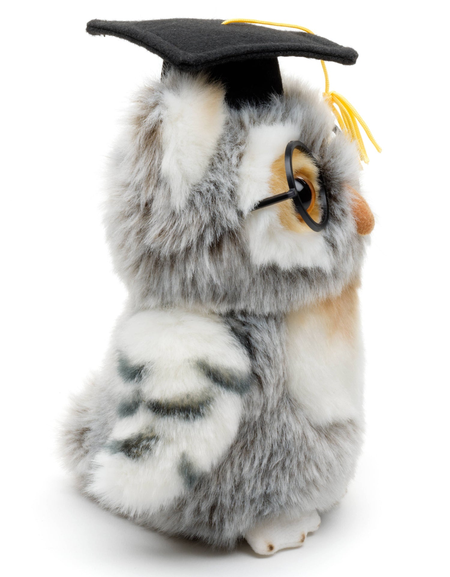 Peluche hibou avec chapeau de médecin et lunettes Uni Toys