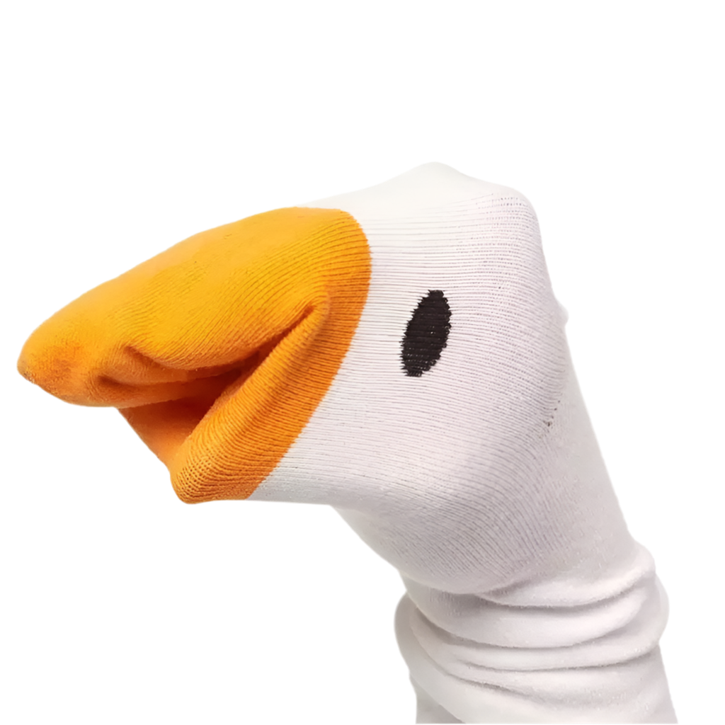 chaussettes canard blanc 