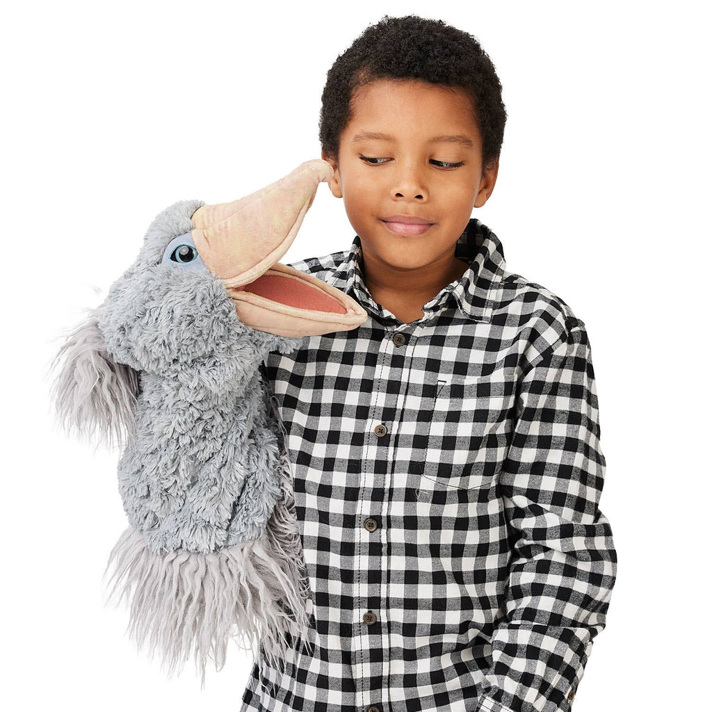 Marionnette à Main Bec-en-sabot du Nil pour Théâtre de Marionnettes Folkmanis Puppets – vue produit 2