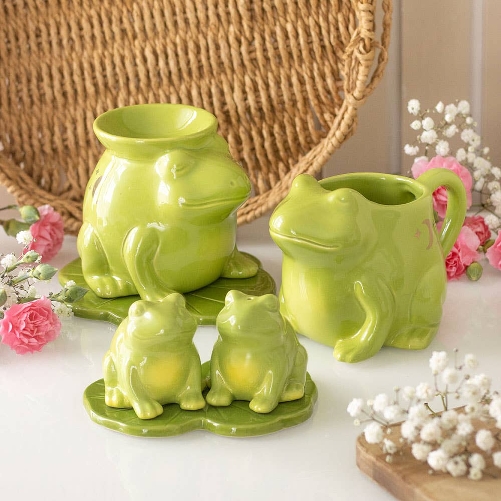Sel et poivre Grenouille sur Nénuphar