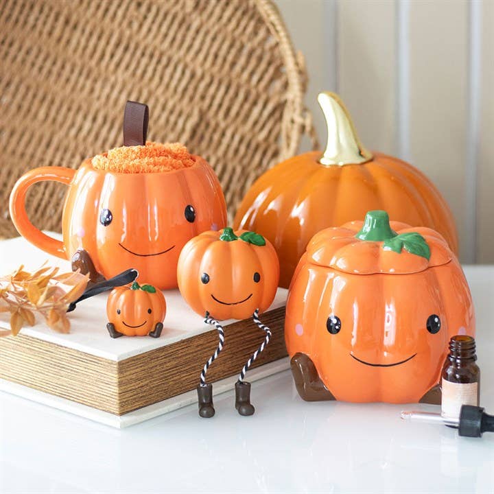 Ornement Citrouille Kawaii