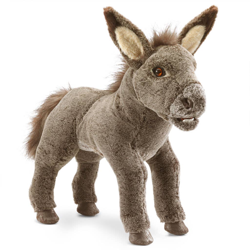 Marionnette à main Âne 3162/ Bébé âne Folkmanis réaliste