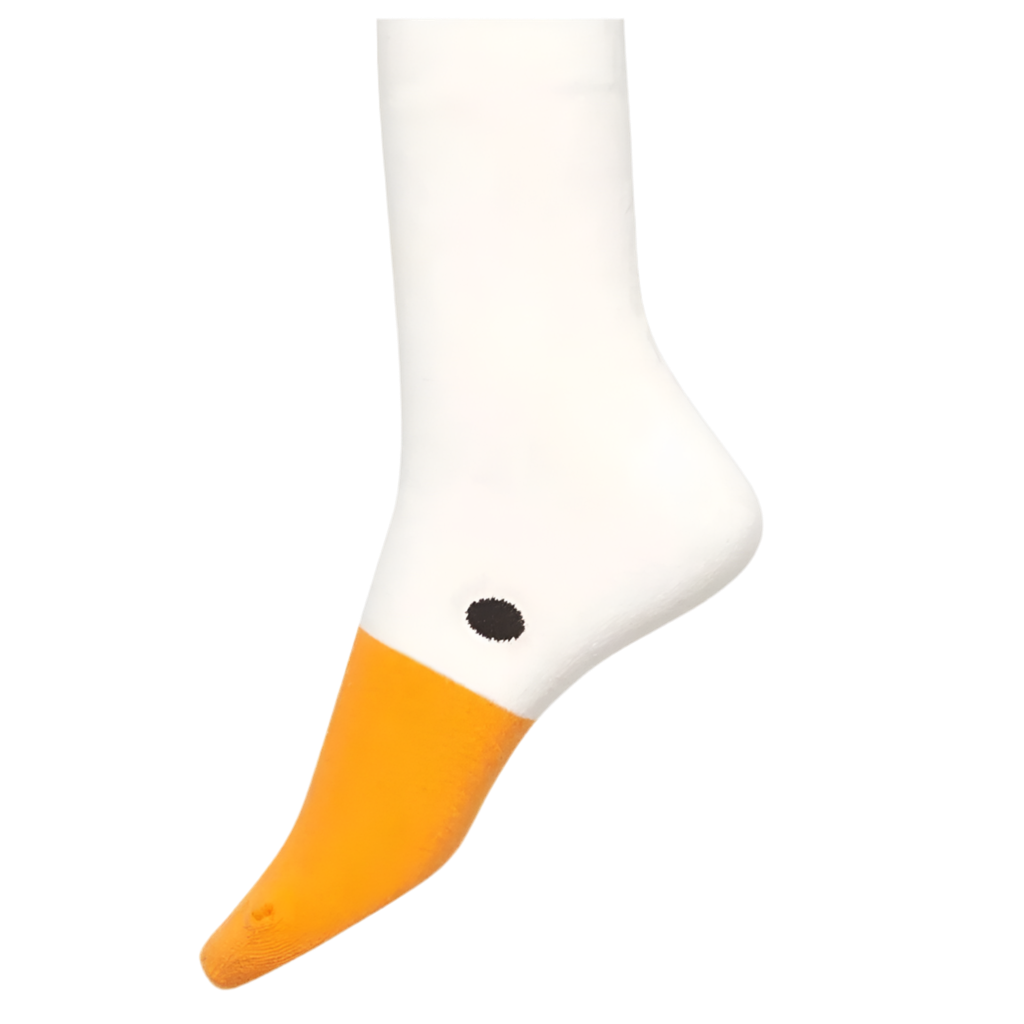chaussettes canard blanc 