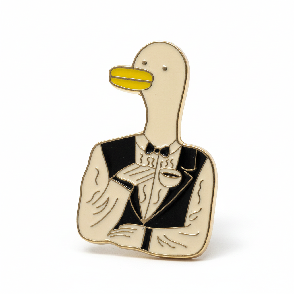 Pin's Canard Blanc Maître d’hôtel