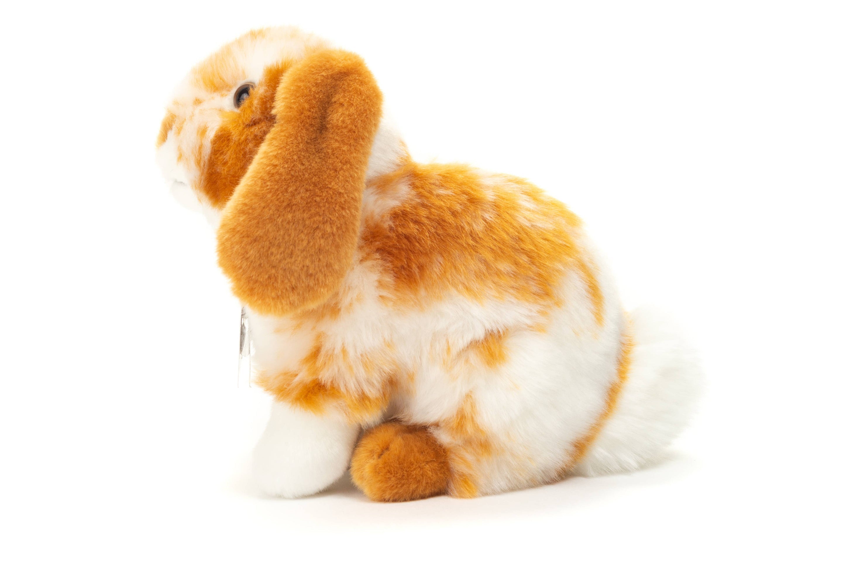 Peluche Lapin Bélier Assis Marron Clair/blanc - Teddy Hermann