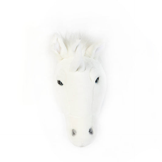 Décoration Murale Peluche Claire la licorne blanche