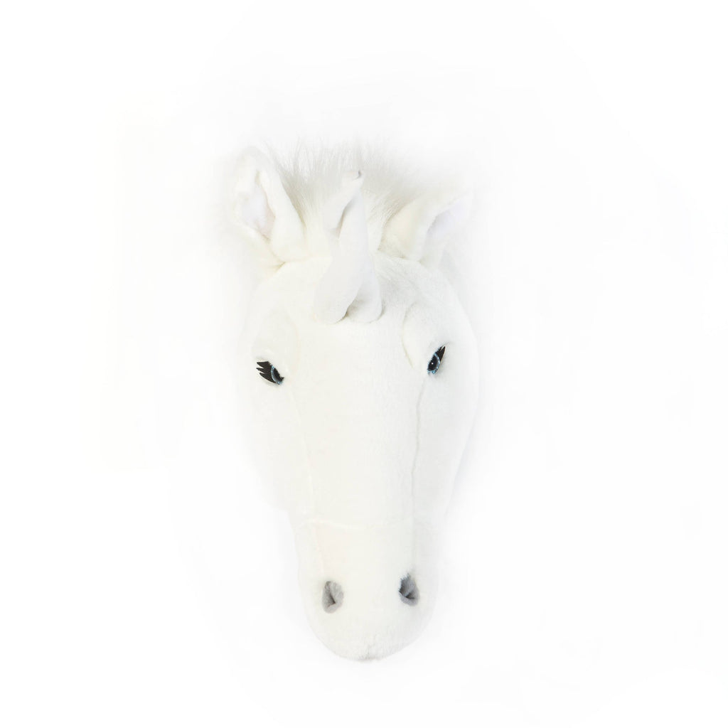 Décoration Murale Peluche Claire la licorne blanche - Wild & Soft