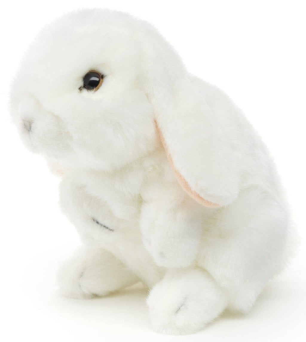 Lapin Bélier, debout (blanc) - peluche Uni Toys